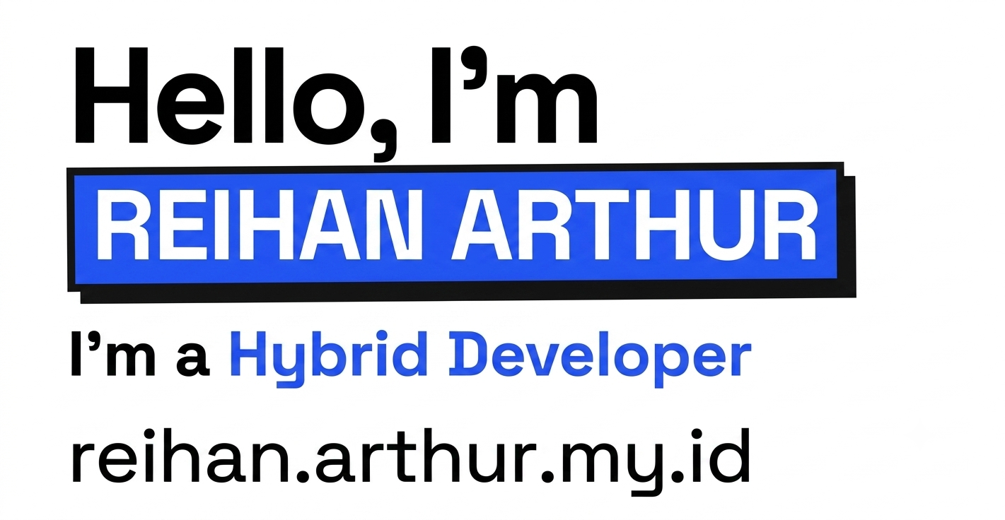 REIHAN ARTHUR WISNUTAMA Banner